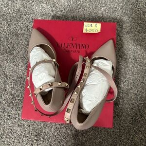 Valentino Garavani Pink Studded Heels